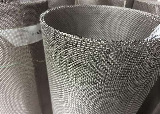 SGS Plain Dutch Weave Mesh Roll , SS316L Stainless Woven Mesh