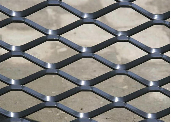 গুণ  Mild Steel Expanded Metal Hexagonal Easy Install For Scaffolding কারখানা