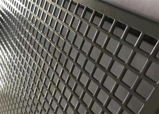 Stainless Steel Perforated Metal Sheet Square Hole 0.5mm Thickness