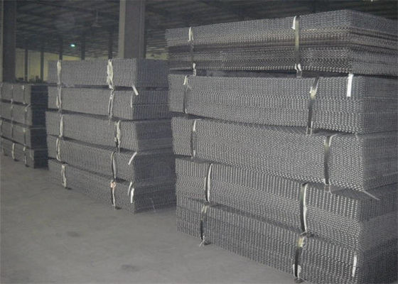 ক্যাবিনেট / পার্টিশন / রেলিং জন্য Galvanized Crimped তারের জাল